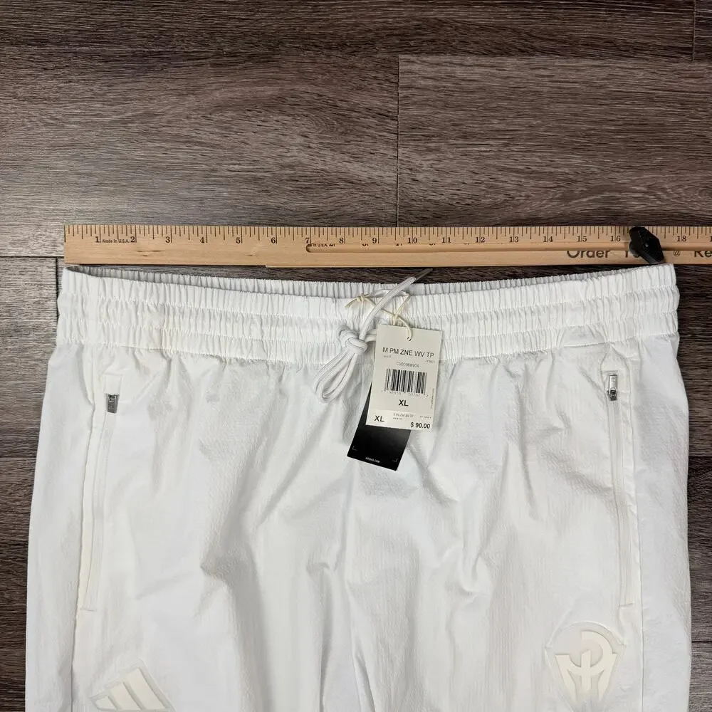 Adidas Pat Mahomes ZNE Woven Track Pants Joggers Men's Size XL White JY3801 New